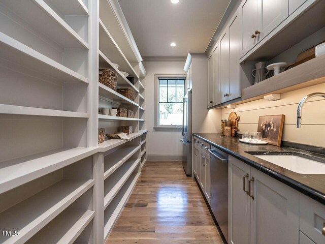 pantry featuring sink