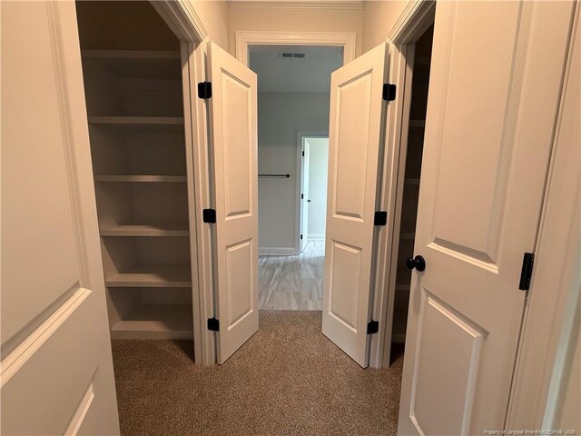 1237 Joe Hall Rd, Hope Mills, NC 28348 - hall with carpet flooring