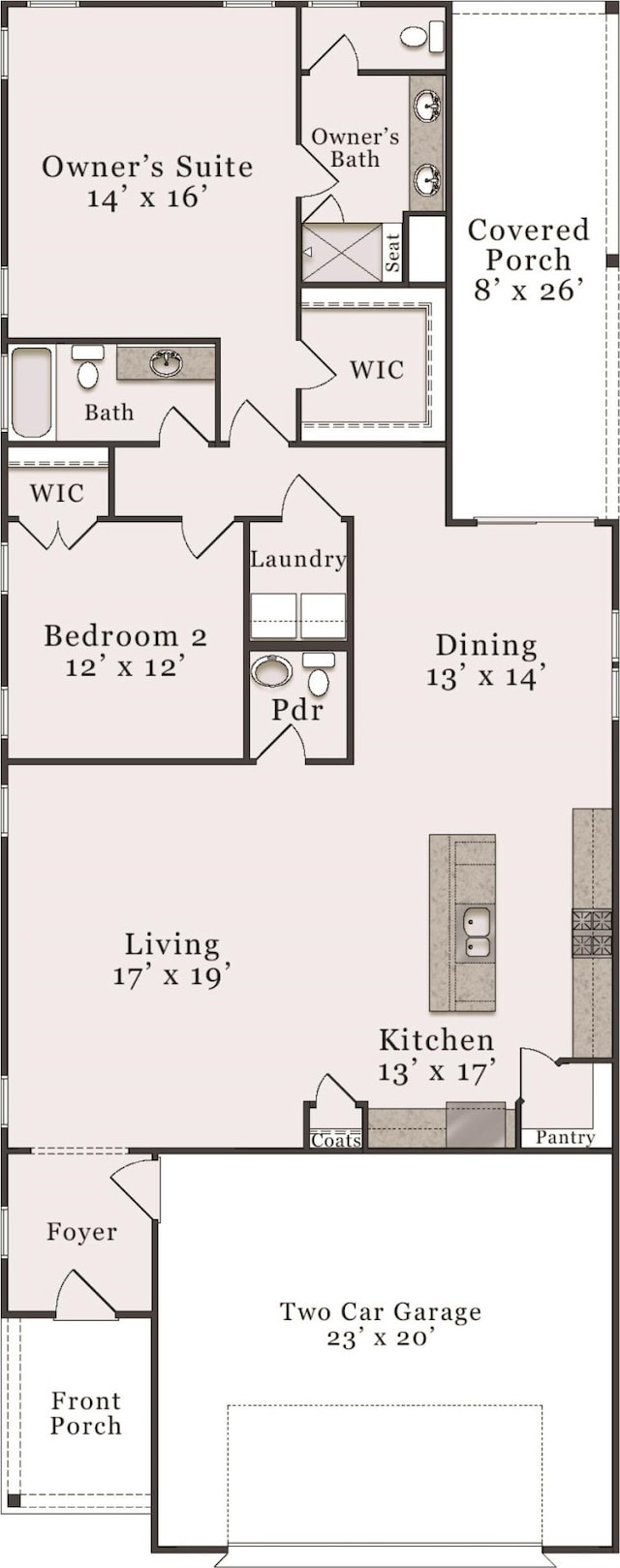 154 Swain St, Clayton, NC 27527 - floor plan