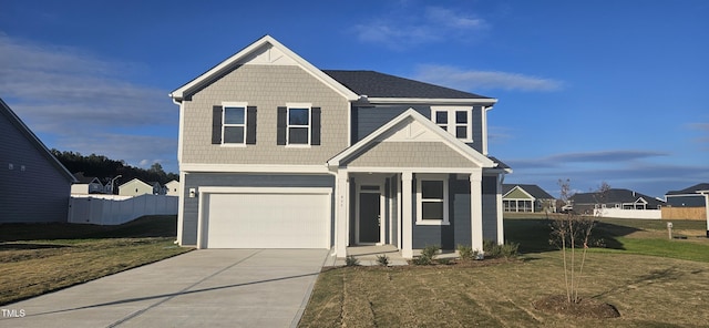 466 Saint Clair Dr, Fuquay Varina, NC 27526 - view of front of home featuring concrete driveway and an attached garage