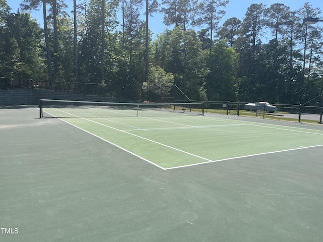 view of sport court