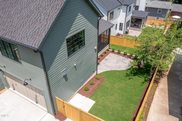 1000 Marilyn Dr, Raleigh, NC 27607 - view from above of property