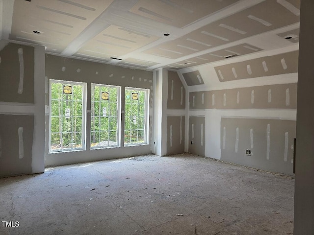 unfurnished room with plenty of natural light
