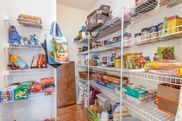 view of pantry