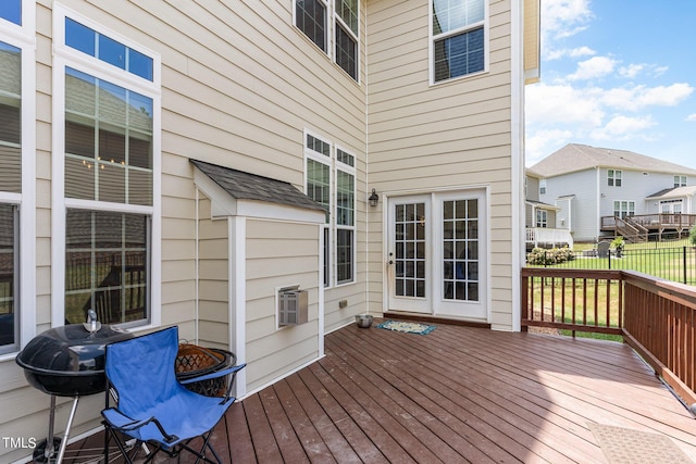 1329 Endgame Ct, Wake Forest, NC 27587 - deck with a residential view