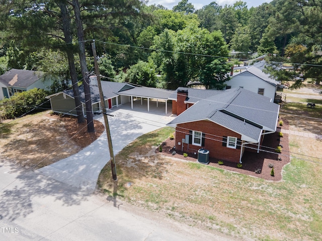 view of birds eye view of property