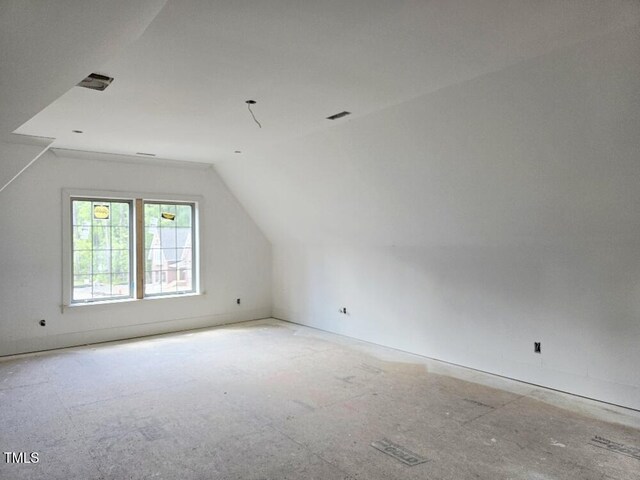 3325 Colby Chase Dr Lot 9, Apex, NC 27539 - bonus room featuring vaulted ceiling