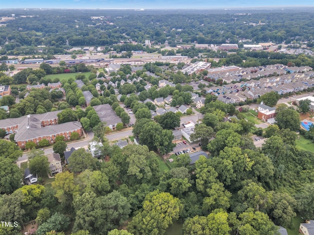 drone / aerial view featuring a residential view