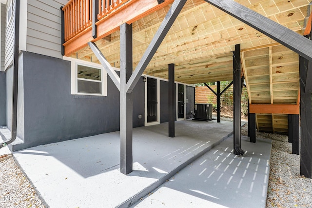 view of patio / terrace with cooling unit