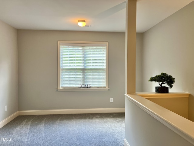 interior space featuring carpet floors