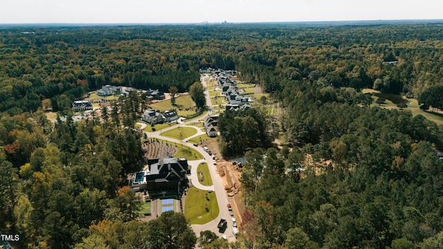 4812 Parker Meadow Dr, Raleigh, NC 27614 - aerial view of property and surrounding area featuring a forest
