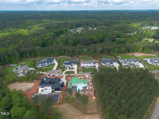 4812 Parker Meadow Dr, Raleigh, NC 27614 - aerial view of property's location featuring a forest