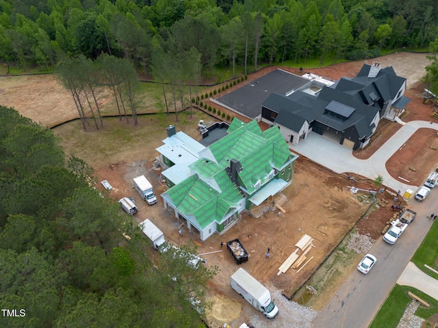 4812 Parker Meadow Dr, Raleigh, NC 27614 - drone / aerial view of a heavily wooded area