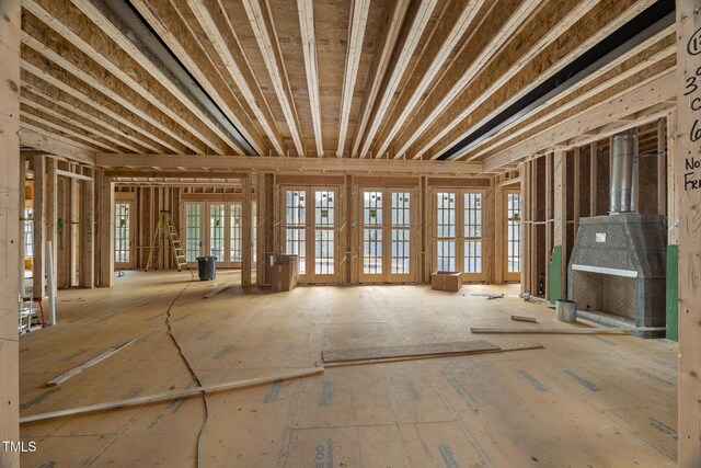 4812 Parker Meadow Dr, Raleigh, NC 27614 - misc room with french doors