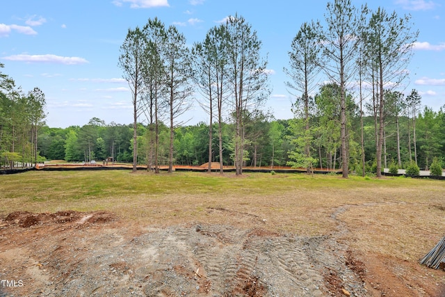 4812 Parker Meadow Dr, Raleigh, NC 27614 - view of yard featuring a wooded view
