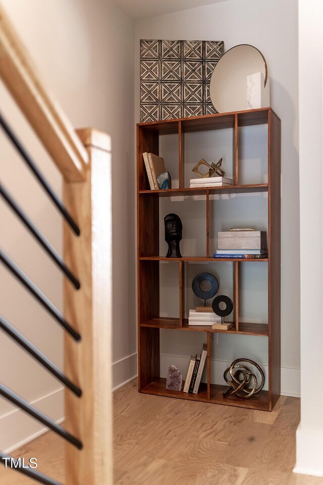 interior space featuring hardwood / wood-style floors