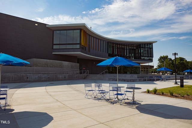 exterior space featuring a patio area