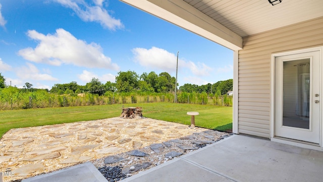 view of patio