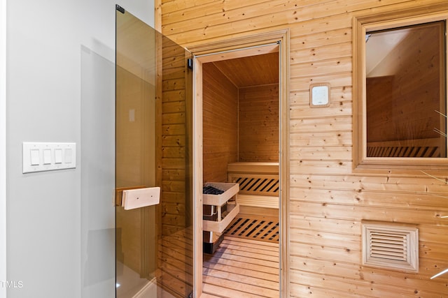 view of sauna / steam room