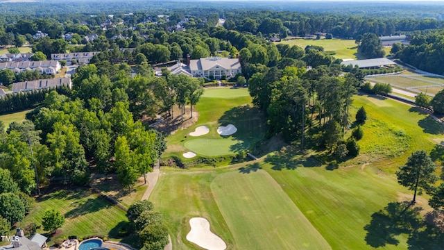 1820 Oatlands Ct, Wake Forest, NC 27587 - aerial overview of property's location featuring a golf club