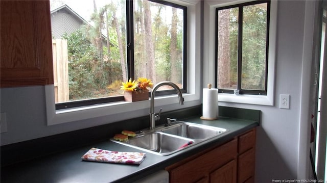 interior details featuring sink