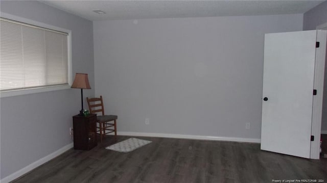 interior space featuring dark hardwood / wood-style floors