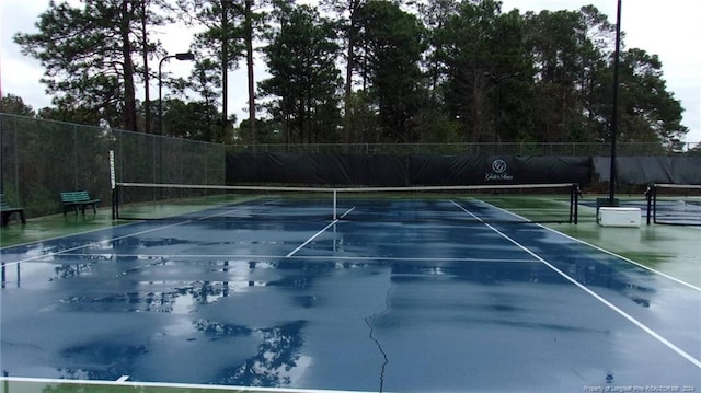 view of sport court