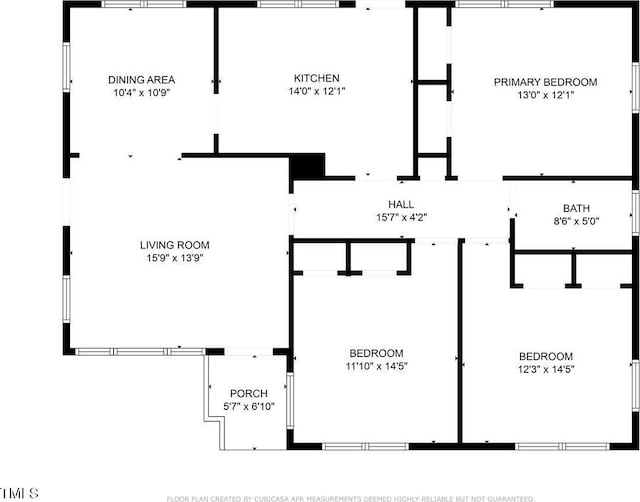 325 Bell St, Enfield, NC 27823 - view of room layout