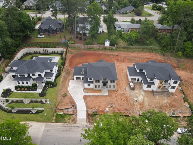 865 Wimbleton Dr, Raleigh, NC 27609 - aerial view of property's location featuring nearby suburban area