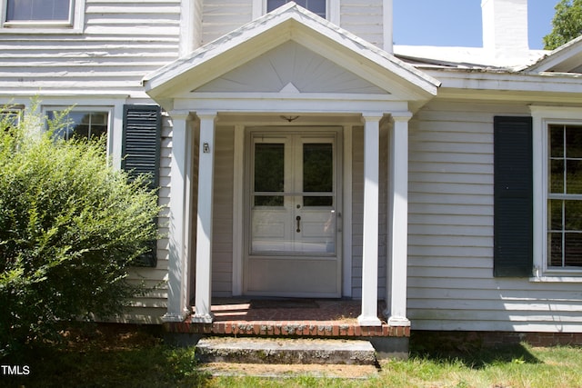 view of entrance to property