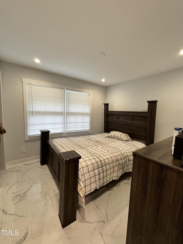 view of tiled bedroom