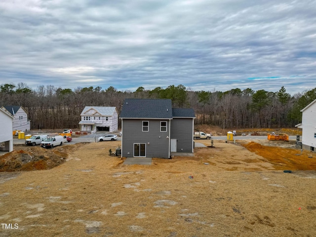 view of rear view of property