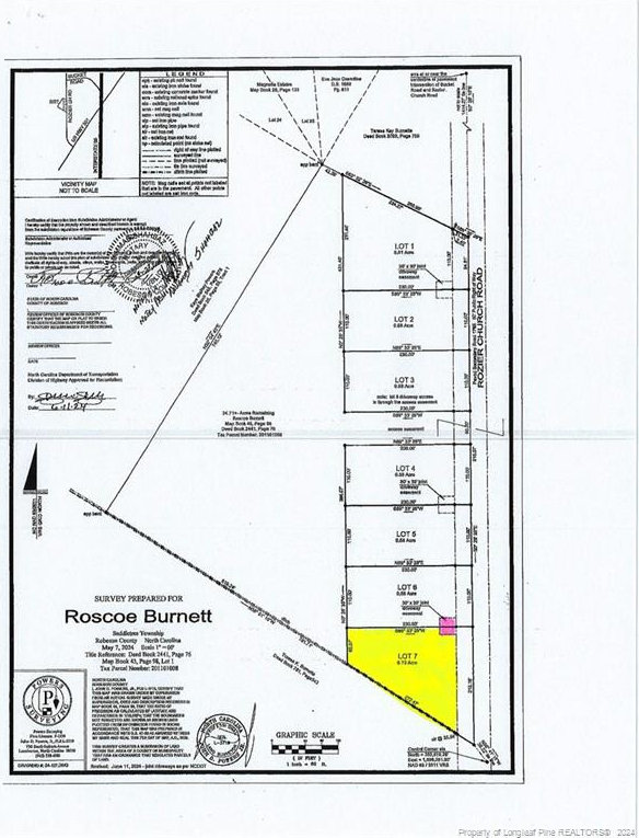 573 Rozier Church Rd, Lumberton NC, 28360 land for sale