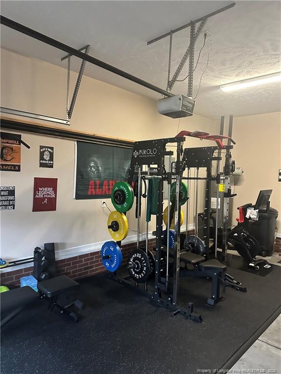 view of exercise room