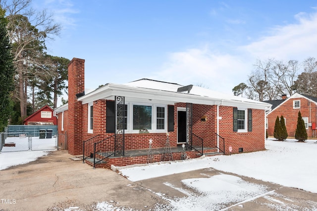 view of front of home