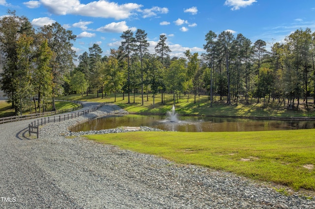 property view of water