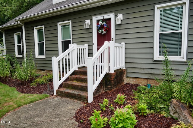 view of property entrance