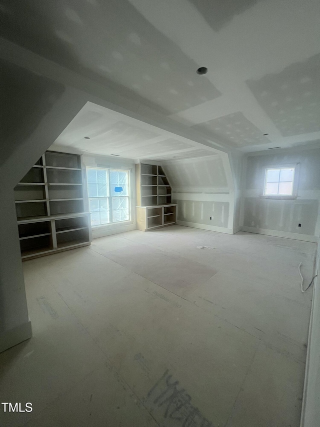 bonus room with built in features