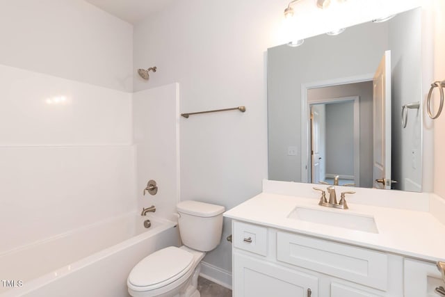 157 Newport Lndg Lot 95, Garner, NC 27529 - full bath featuring toilet, shower / washtub combination, vanity, and baseboards