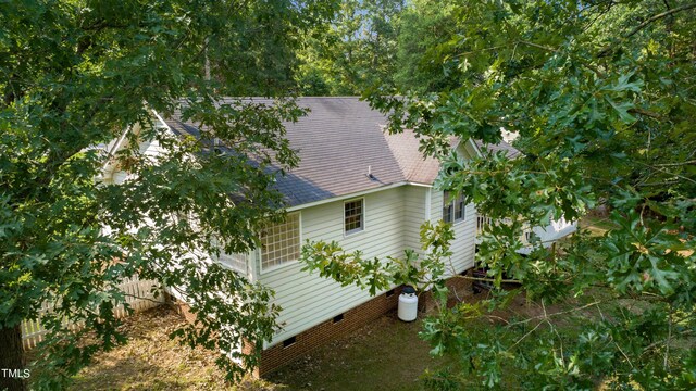 view of side of property