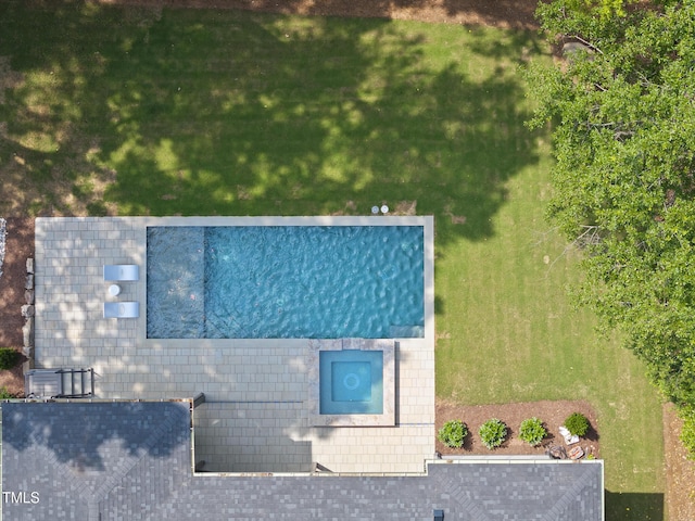 4123 Rockingham Dr, Raleigh, NC 27609 - bird's eye view