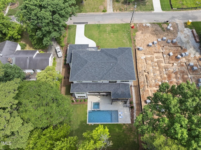 4123 Rockingham Dr, Raleigh, NC 27609 - aerial view of property and surrounding area