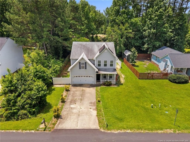 60 Hunters Way, Angier, NC 27501 - view from above of property