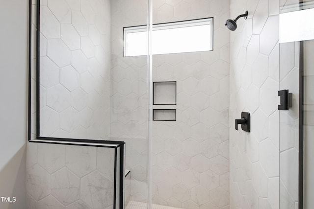5812 Shawood Dr, Raleigh, NC 27609 - bathroom featuring a shower stall