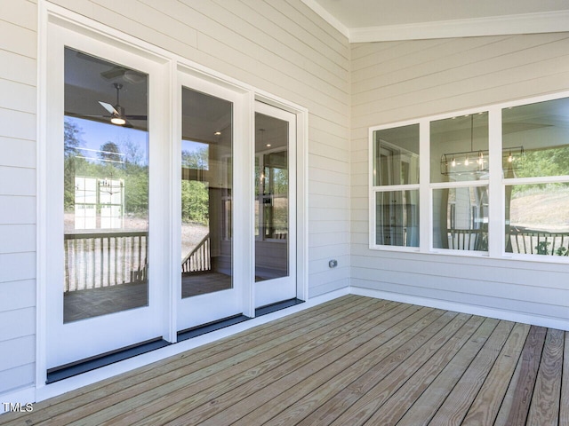 6052 Scalybark Rd, Durham, NC 27712 - view of wooden deck