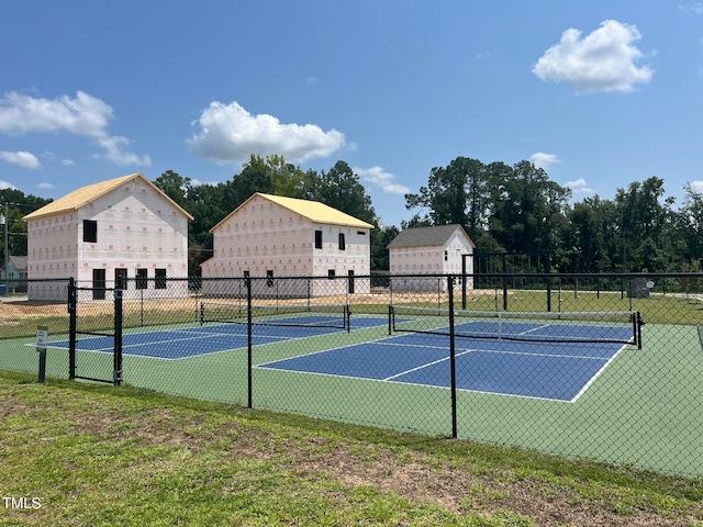 view of tennis court