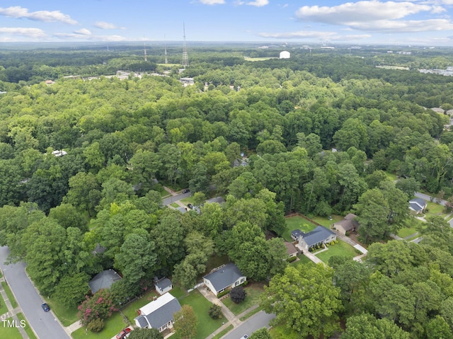 603 E Park St, Cary, NC 27511 - aerial view of a forest