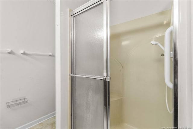 full bath with a stall shower