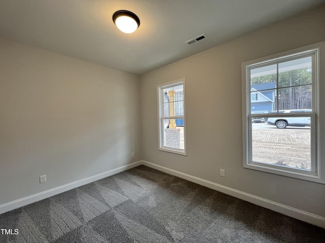 empty room featuring carpet