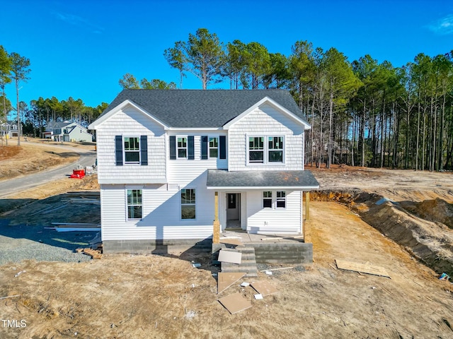 view of front of home